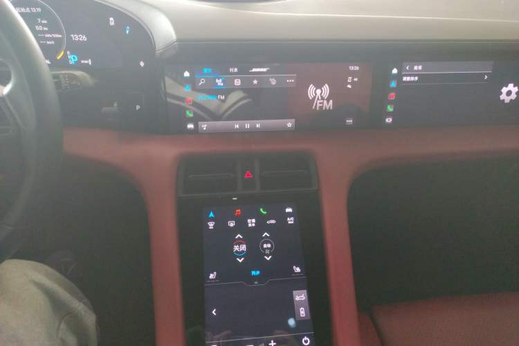 Used Porsche Taycan 2020 Taycan Audio And AC Panel