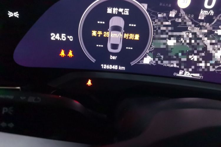 Used Porsche Taycan 2020 Taycan Odometer Close Up