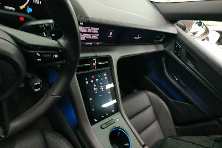 Used Porsche Taycan 2020 Taycan Audio And AC Panel