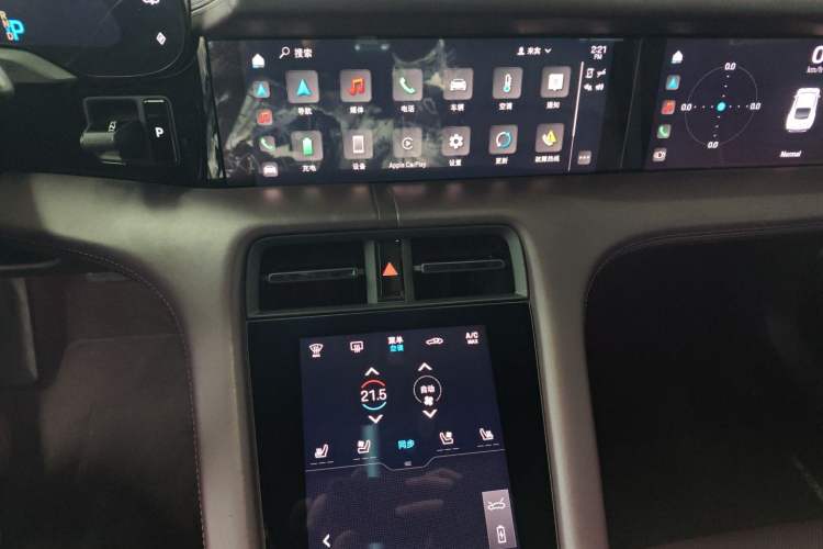 Used Porsche Taycan 2020 Taycan Audio And AC Panel