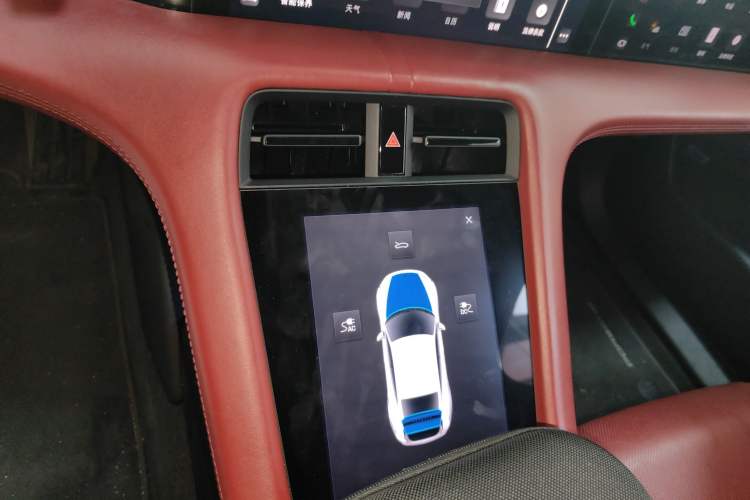 Used Porsche Taycan 2020 Taycan Audio And AC Panel