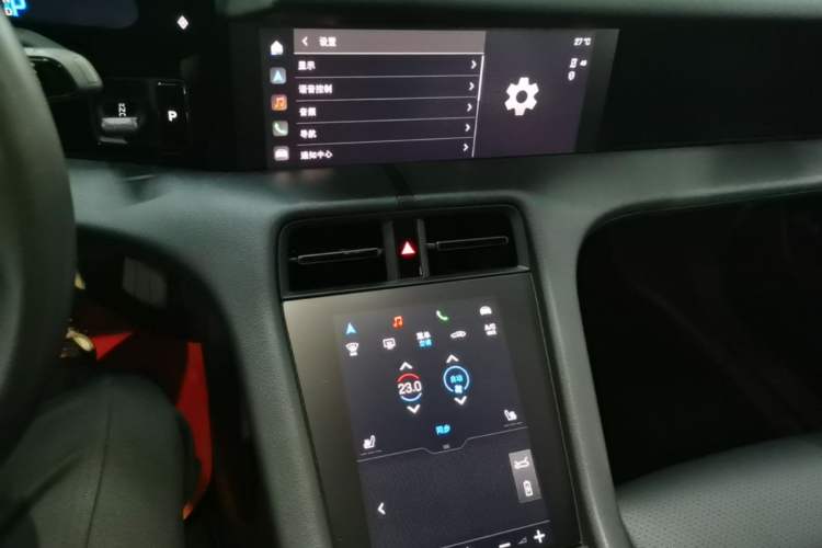 Used Porsche Taycan 2020 Taycan Audio And AC Panel