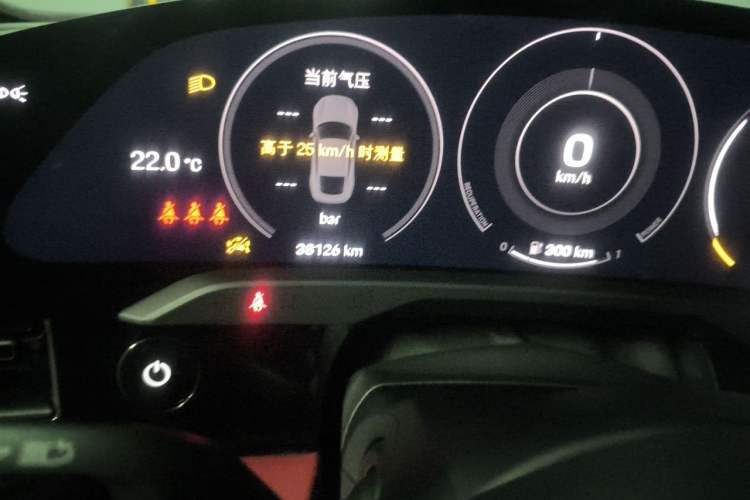 Used Porsche Taycan 2020 Taycan Odometer Close Up