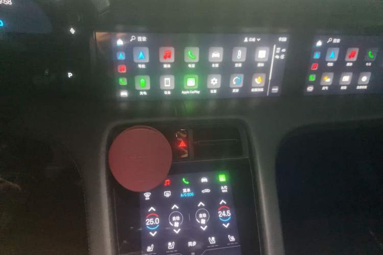 Used Porsche Taycan 2020 Taycan Audio And AC Panel