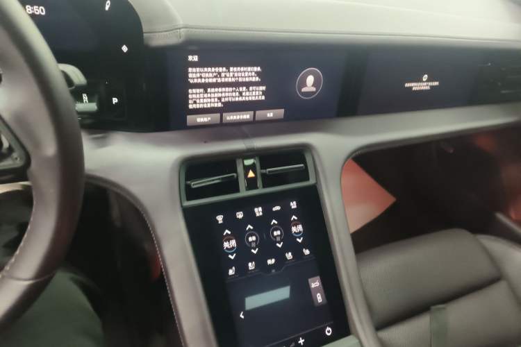 Used Porsche Taycan 2020 Taycan Audio And AC Panel