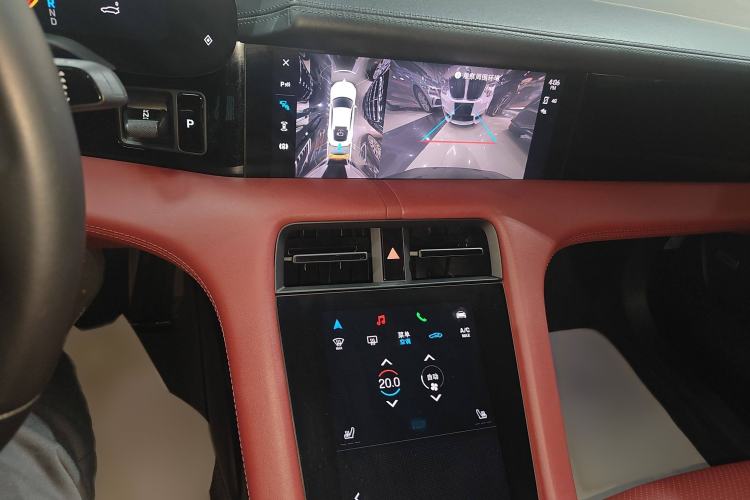 Used Porsche Taycan 2020 Taycan Audio And AC Panel