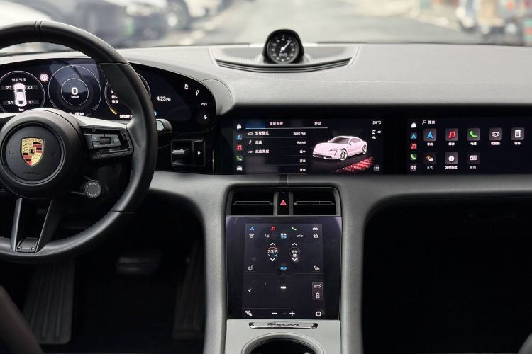 Used Porsche Taycan 2020 Taycan Audio And AC Panel