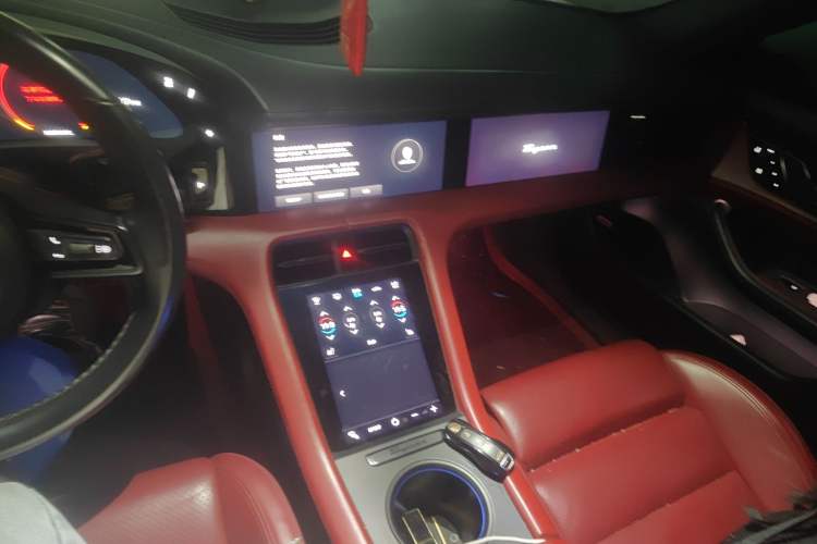 Used Porsche Taycan 2020 Taycan Audio And AC Panel