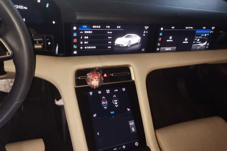 Used Porsche Taycan 2020 Taycan Audio And AC Panel
