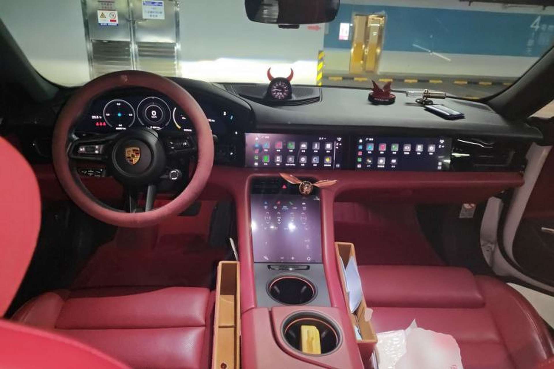 Used Porsche Taycan 2020 Taycan Center Console