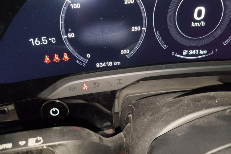 Used Porsche Taycan 2020 Taycan Odometer Close Up