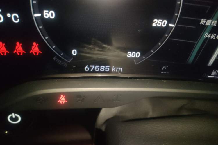 Used Porsche Taycan 2020 Taycan Odometer Close Up