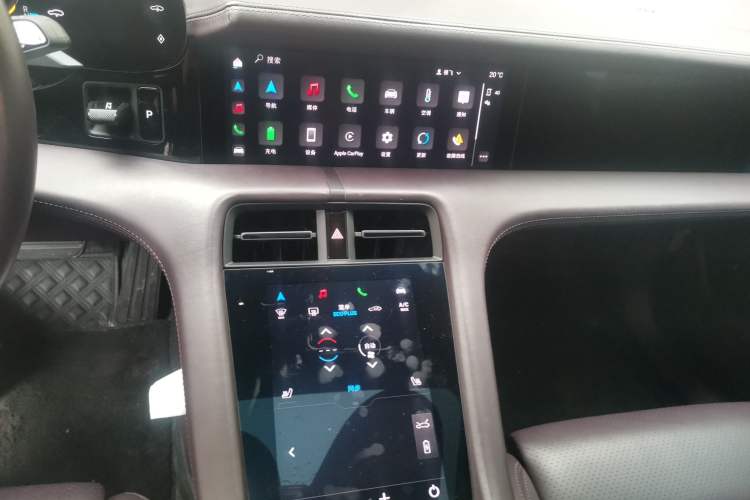 Used Porsche Taycan 2022 Taycan Audio And AC Panel