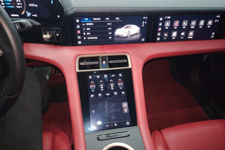 Used Porsche Taycan 2022 Taycan Audio And AC Panel