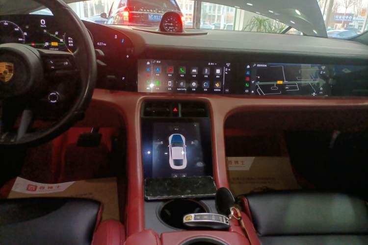 Used Porsche Taycan 2022 Taycan Audio And AC Panel
