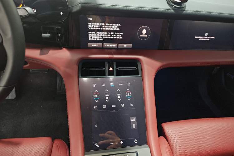 Used Porsche Taycan 2022 Taycan Audio And AC Panel