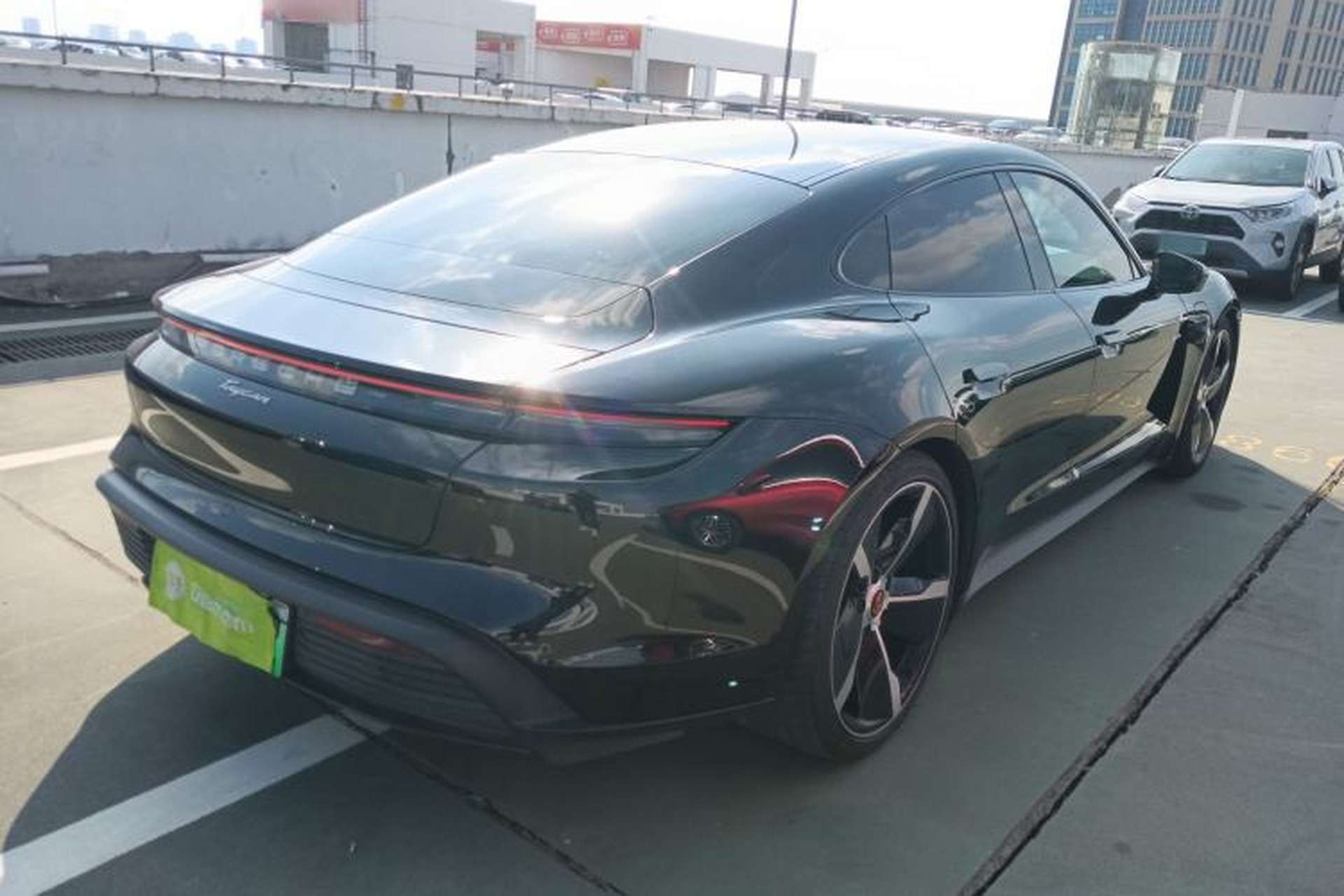 Used Porsche Taycan 2022-Year Updated Taycan Rear Right 45 Deg