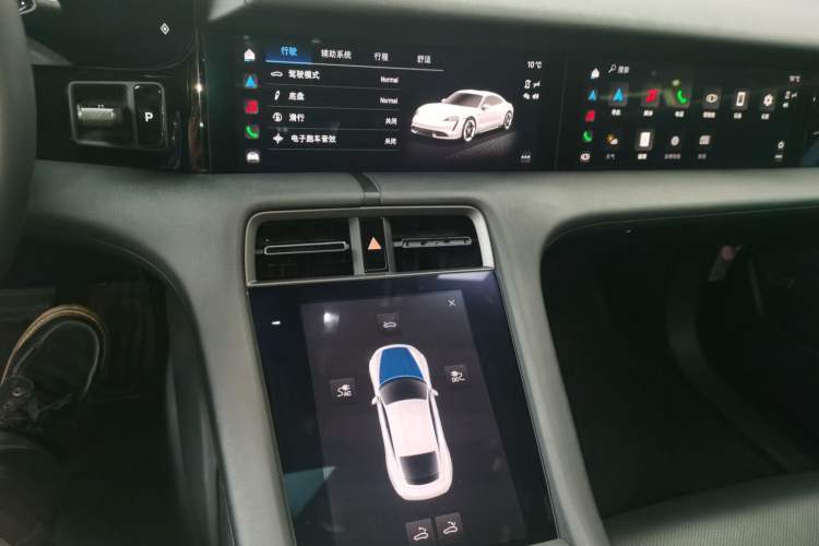 Used Porsche Taycan 2022 Taycan Audio And AC Panel