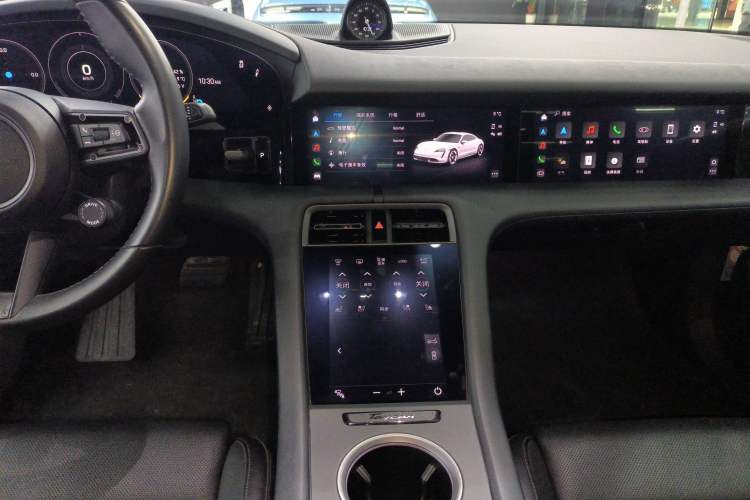 Used Porsche Taycan 2022 Taycan Audio And AC Panel