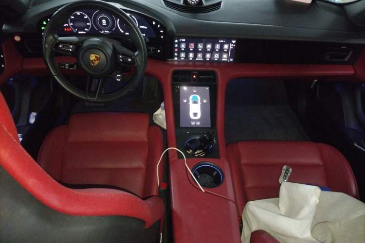 Used Porsche Taycan 2022 Taycan Audio And AC Panel