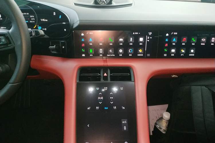 Used Porsche Taycan 2022 Taycan Audio And AC Panel