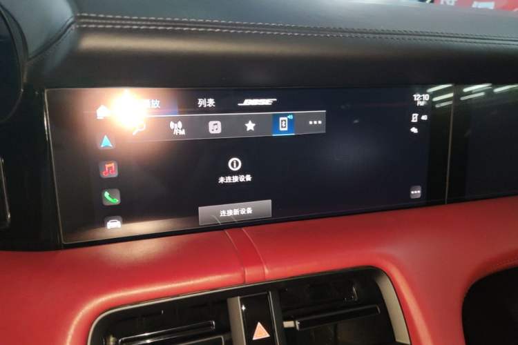 Used Porsche Taycan 2022 Taycan Audio And AC Panel