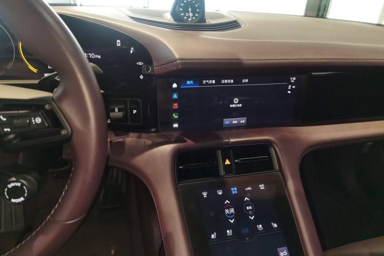 Used Porsche Taycan 2022-Year Restyled Taycan 4S Audio And AC Panel