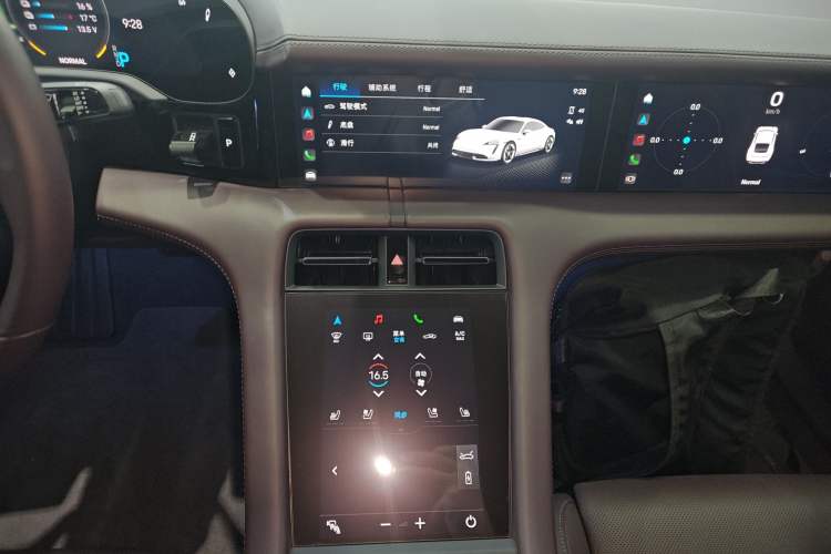 Used Porsche Taycan 2022 Taycan Audio And AC Panel