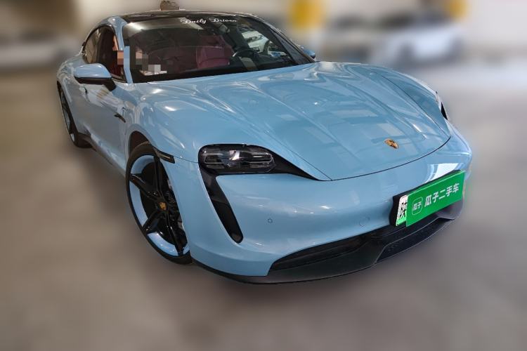 Used Porsche Taycan 2022-Year Updated Taycan Front Right 45 Deg