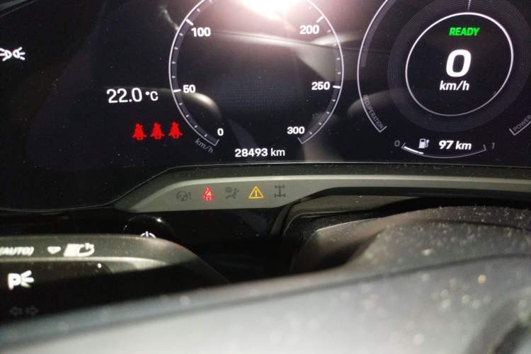 Used Porsche Taycan 2022 Taycan Odometer Close Up