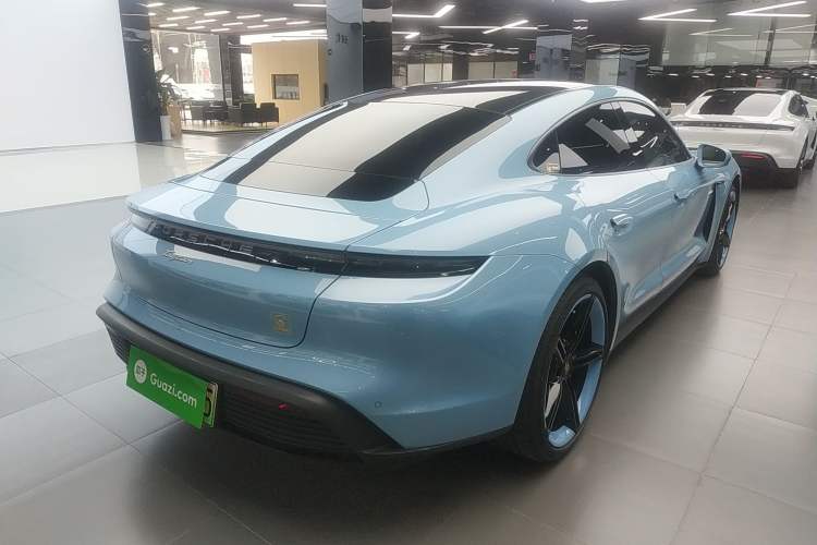 Used Porsche Taycan 2022-Year Updated Taycan Rear Right 45 Deg