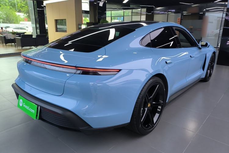 Used Porsche Taycan 2022-Year Updated Taycan Rear Right 45 Deg