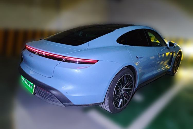 Used Porsche Taycan 2022-Year Updated Taycan Rear Right 45 Deg