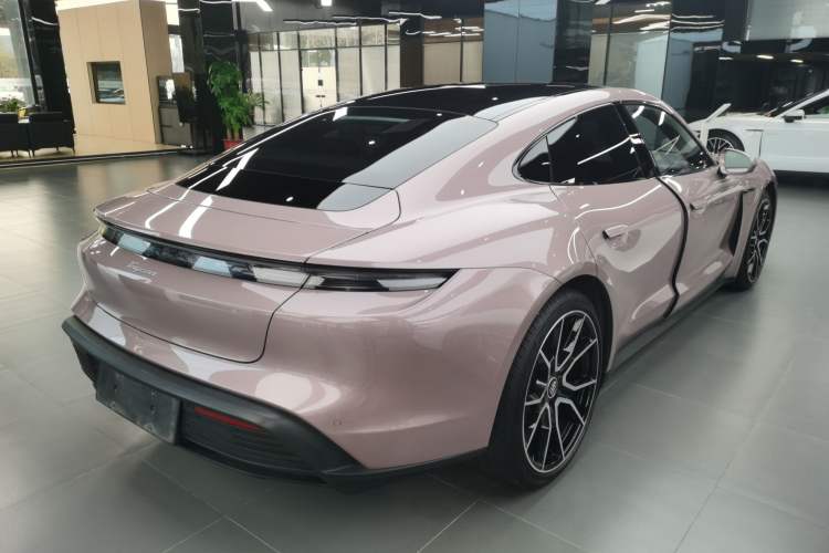 Used Porsche Taycan 2022-Year Updated Taycan Rear Right 45 Deg