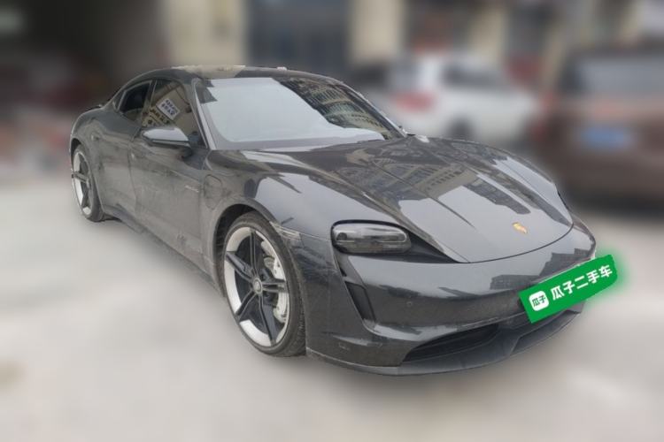 Used Porsche Taycan 2022-Year Updated Taycan Front Right 45 Deg