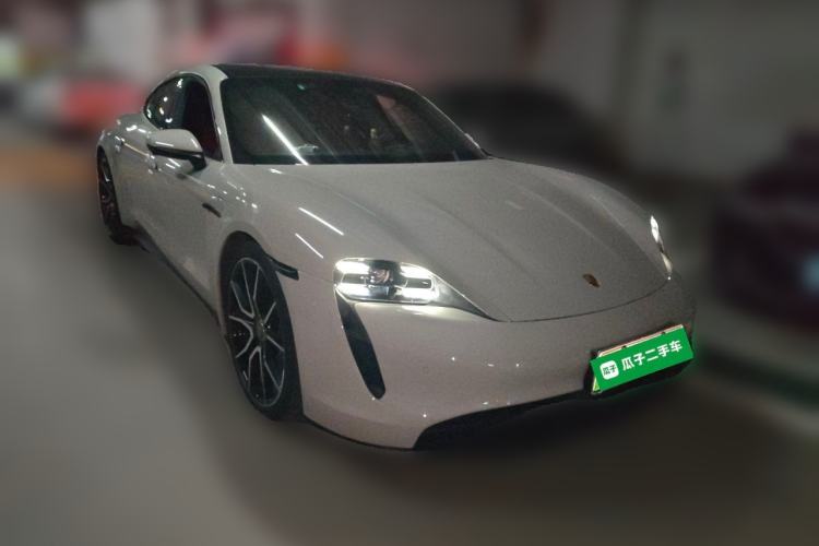 Used Porsche Taycan 2022-Year Updated Taycan Front Right 45 Deg
