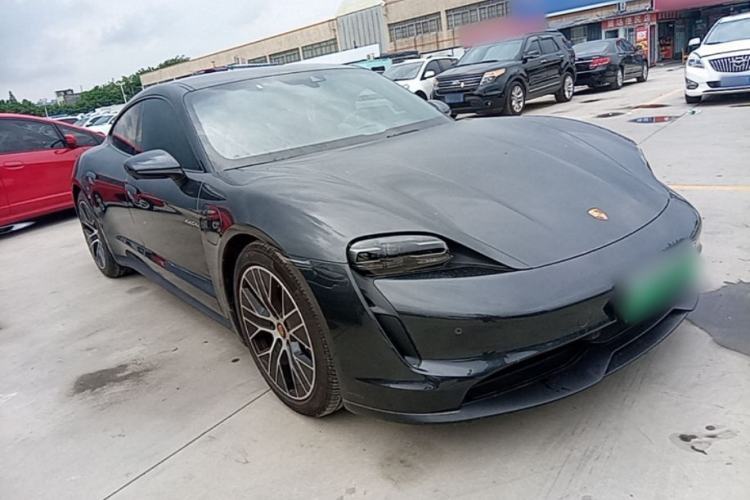 Used Porsche Taycan 2022-Year Updated Taycan Front Right 45 Deg