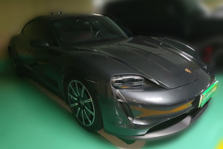 Used Porsche Taycan 2022-Year Updated Taycan Front Right 45 Deg