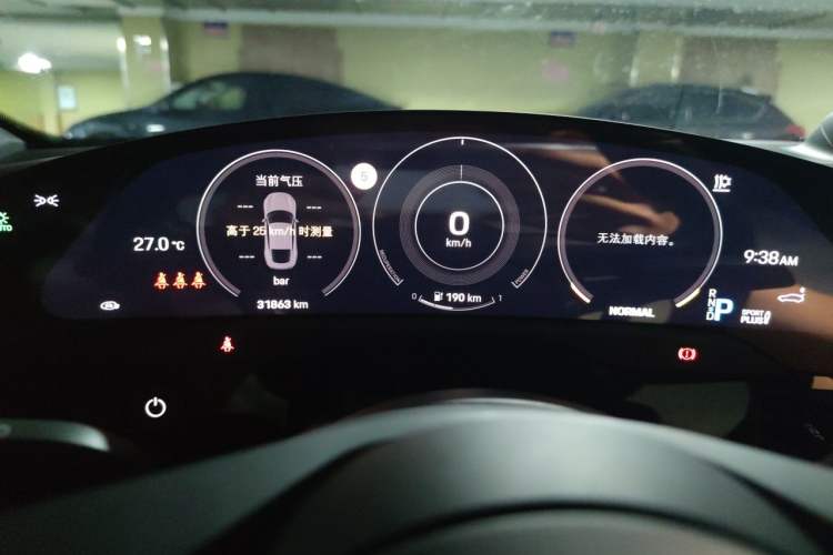 Used Porsche Taycan 2022-Year Updated Taycan Instrument Cluster