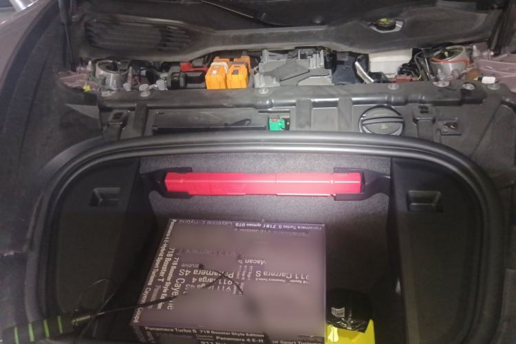 Used Porsche Taycan 2022-Year Updated Taycan Engine Bay