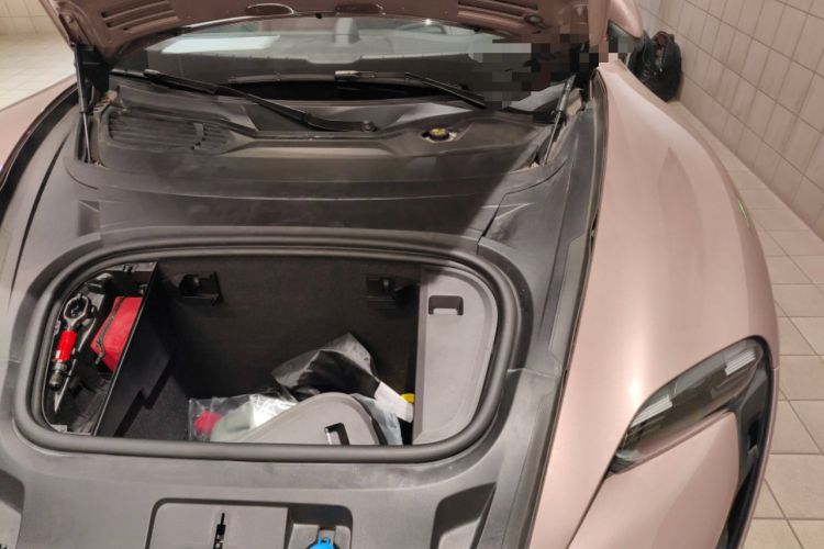 Used Porsche Taycan 2022-Year Updated Taycan Engine Bay Left