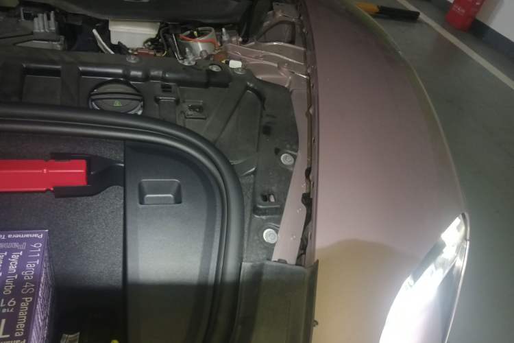 Used Porsche Taycan 2022-Year Updated Taycan Engine Bay Left