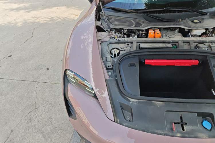Used Porsche Taycan 2022-Year Updated Taycan Engine Bay Right