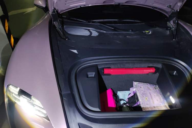 Used Porsche Taycan 2022-Year Updated Taycan Engine Bay Right