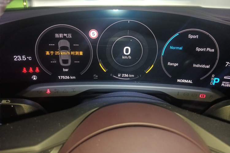 Used Porsche Taycan 2022-Year Updated Taycan Instrument Cluster