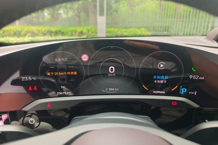 Used Porsche Taycan 2022-Year Updated Taycan Instrument Cluster
