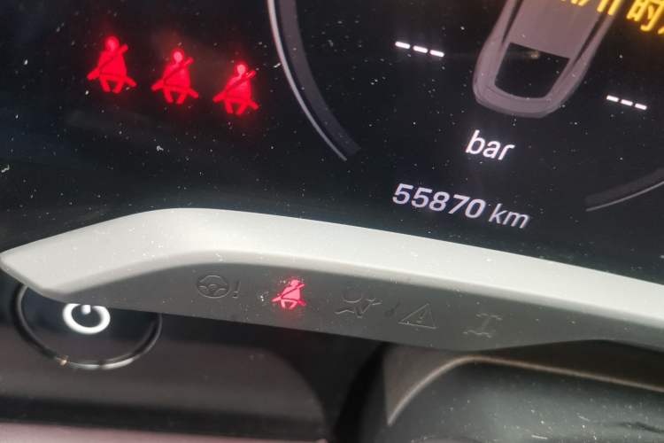 Used Porsche Taycan 2022 Taycan Odometer Close Up