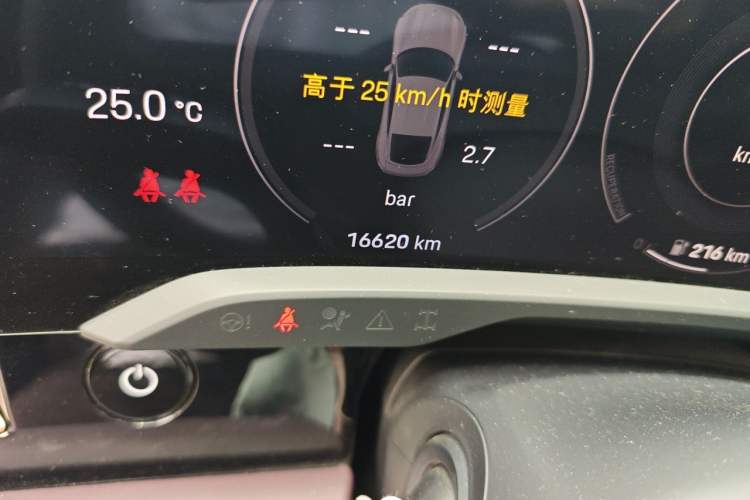 Used Porsche Taycan 2022-Year Updated Taycan Odometer Close Up