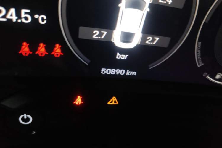 Used Porsche Taycan 2022-Year Updated Taycan Odometer Close Up