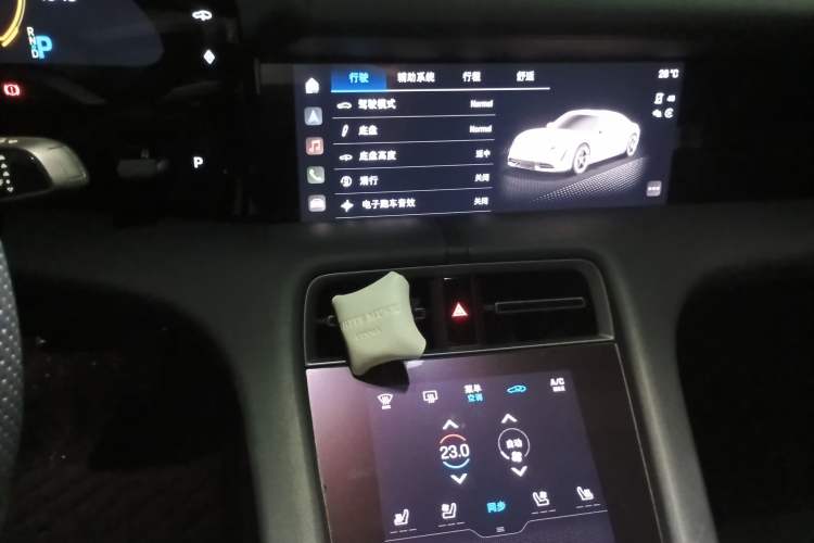 Used Porsche Taycan 2022 Taycan Audio And AC Panel